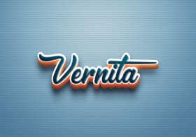 Cursive Name DP: Vernita