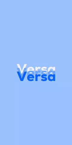 Name DP: Versa