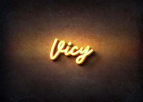 Glow Name Profile Picture for Vicy