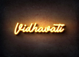 Glow Name Profile Picture for Vidhavati