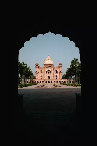 View of Tomb of Safdar Jang from Entrance