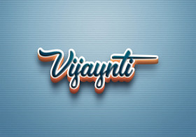 Cursive Name DP: Vijaynti