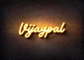 Glow Name Profile Picture for Vijaypal
