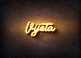 Glow Name Profile Picture for Vijeta