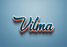 Cursive Name DP: Vilma