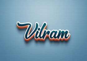 Cursive Name DP: Vilram