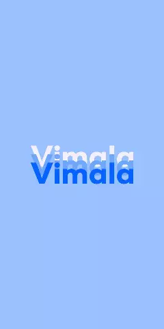 Name DP: Vimala