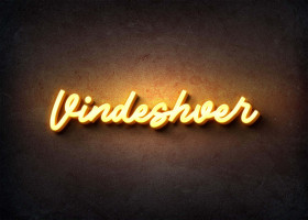 Glow Name Profile Picture for Vindeshver