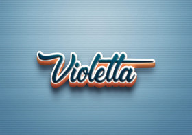 Cursive Name DP: Violetta
