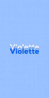 Name DP: Violette