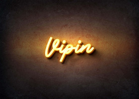 Glow Name Profile Picture for Vipin
