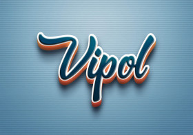 Cursive Name DP: Vipol