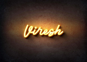 Glow Name Profile Picture for Viresh