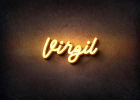 Glow Name Profile Picture for Virgil