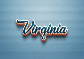 Cursive Name DP: Virginia