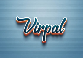 Cursive Name DP: Virpal