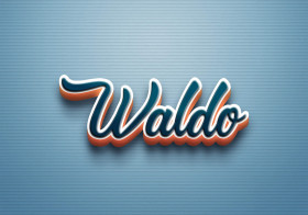 Cursive Name DP: Waldo