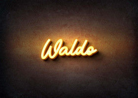 Glow Name Profile Picture for Waldo