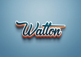 Cursive Name DP: Walton