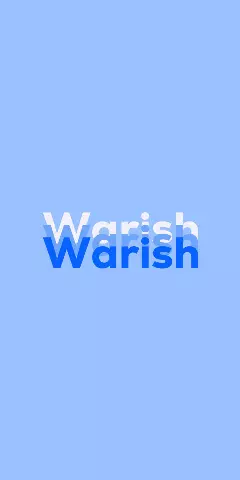 Name DP: Warish