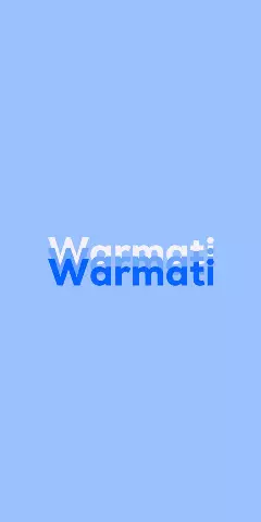 Name DP: Warmati