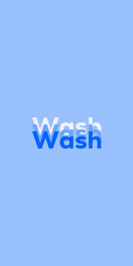 Name DP: Wash