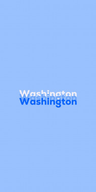 Name DP: Washington
