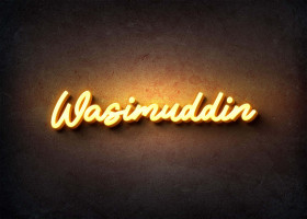 Glow Name Profile Picture for Wasimuddin