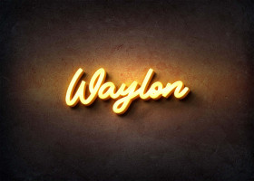 Glow Name Profile Picture for Waylon