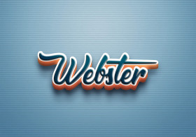 Cursive Name DP: Webster