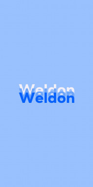 Name DP: Weldon
