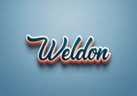 Cursive Name DP: Weldon