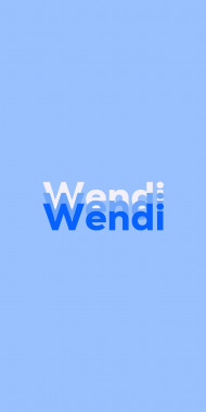 Name DP: Wendi