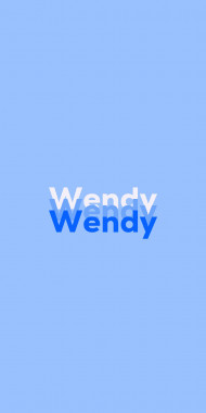 Name DP: Wendy