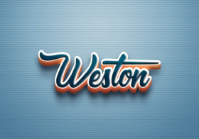Cursive Name DP: Weston