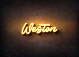Glow Name Profile Picture for Weston