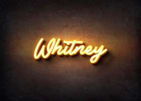 Glow Name Profile Picture for Whitney