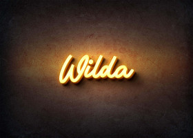 Glow Name Profile Picture for Wilda