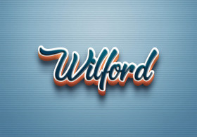 Cursive Name DP: Wilford