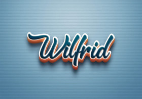Cursive Name DP: Wilfrid