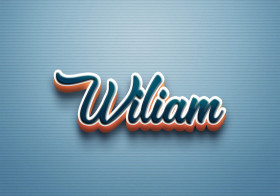 Cursive Name DP: Wiliam