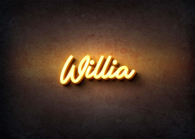 Glow Name Profile Picture for Willia