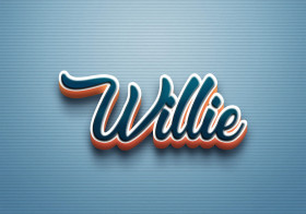 Cursive Name DP: Willie