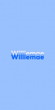 Name DP: Williemae