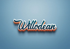 Cursive Name DP: Willodean