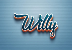 Cursive Name DP: Willy