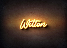 Glow Name Profile Picture for Wilton