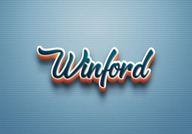Cursive Name DP: Winford