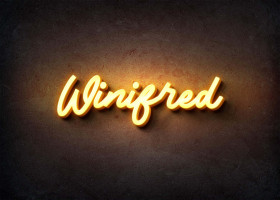 Glow Name Profile Picture for Winifred