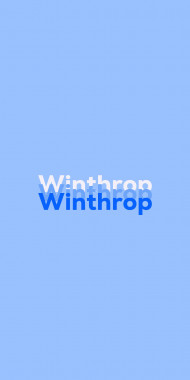 Name DP: Winthrop
